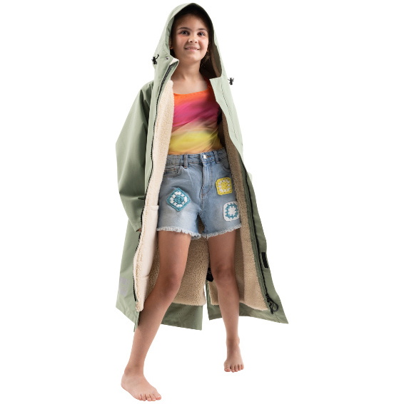 2026 Red Paddle Co Júnior Pro Dry Mudança De Roupão 002-009-006-0309 - Sage Green